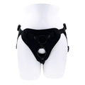 SPORTSHEETS Dual Desires Strap On - Black Adjustable Strap-On Harness (No Probe Included)