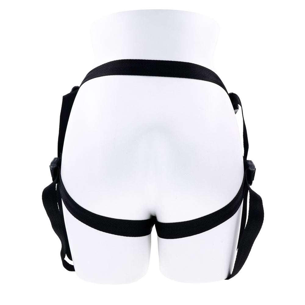 SPORTSHEETS Dual Desires Strap On - Black Adjustable Strap-On Harness