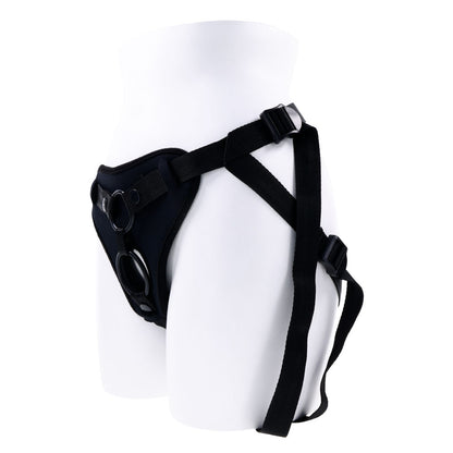 SPORTSHEETS Dual Desires Strap On - Black Adjustable Strap-On Harness