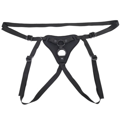SPORTSHEETS Dual Desires Strap On - Black Adjustable Strap-On Harness