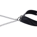 SPORTSHEETS Velvet Noir Collar & Removable Clamps - Black Neck & Nipple Restraints
