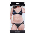 SPORTSHEETS Velvet Noir Strap On - Black Adjustable Strap-On Harness (No Probe Included)