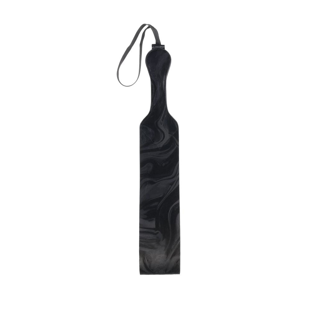 SPORTSHEETS Velvet Noir Loop Paddle - Black 42 cm Paddle