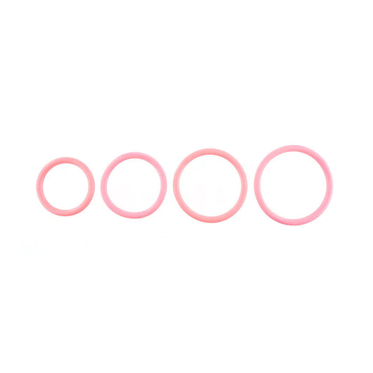 SPORTSHEETS Rubber O-Ring 4 Pack - Coral Rings - 4 Pack