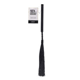 Sex & Mischief Noir Whip - Black 40 cm Rubber Whip - Image 1