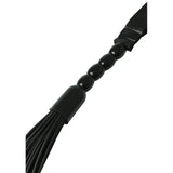 Sex & Mischief Noir Whip - Black 40 cm Rubber Whip - Image 5