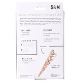 Sex & Mischief Brat Sensory Fingertips - Rose Gold - Set of 5 - Image 8