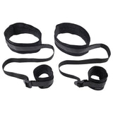 Sex & Mischief Thigh & Wrist Cuffs - Black Restraints - Image 3