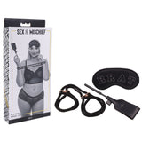 Sex & Mischief Knotty Brat Kit - Black Bondage Kit - 3 Piece Set - Image 1