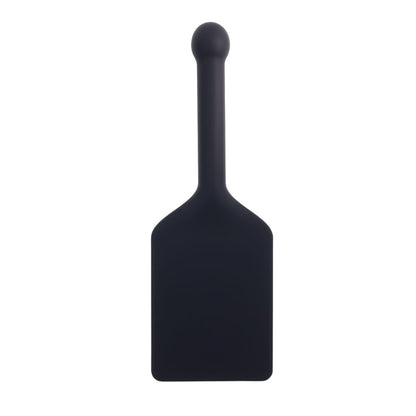 EDGE FUCK TOY Silicone Paddle - Black Silicone Spanking Paddle