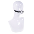 EDGE Interchangeable Ring Gag - Black Mouth Gag Restraint with 2 Interchangeable Pieces