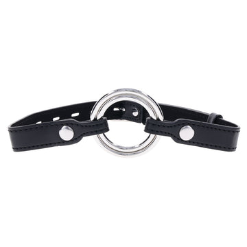 EDGE Interchangeable Ring Gag - Black Mouth Gag Restraint with 2 Interchangeable Pieces
