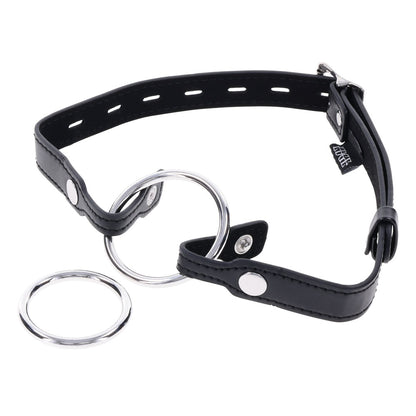 EDGE Interchangeable Ring Gag - Black Mouth Gag Restraint