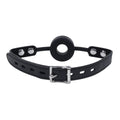 EDGE Silicone Ring Gag - Black Mouth Restraint