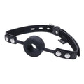 EDGE Silicone Ring Gag - Black Mouth Restraint