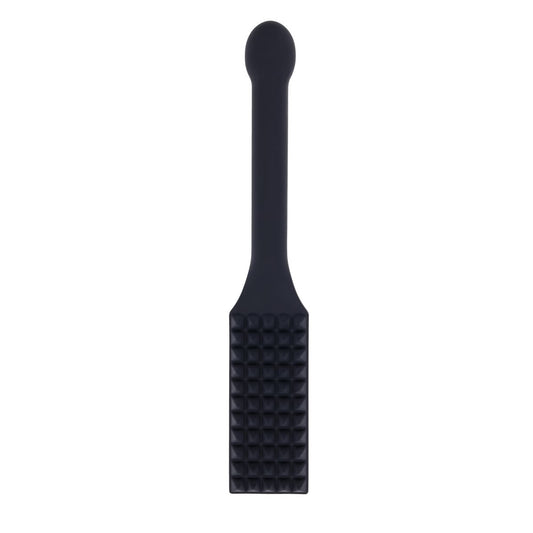 EDGE Spiked Silicone Paddle - Black Spanking Paddle