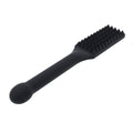 EDGE Spiked Silicone Paddle - Black Spanking Paddle with Insertable Handle