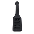EDGE CUNT Silicone Paddle - Black Silicone Paddle with Insertable Handle