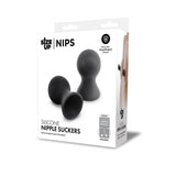 Size Up Silicone Nipple Suckers - Black - Set of 2 - Image 1