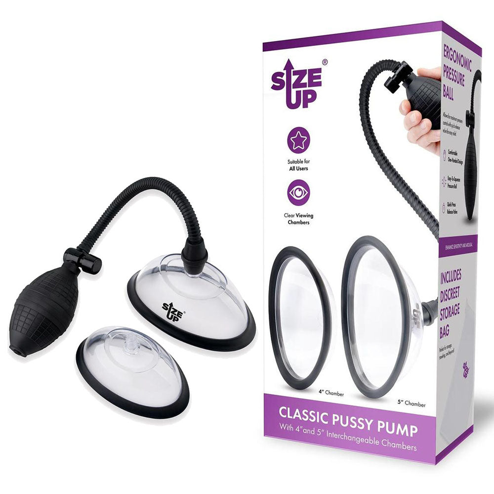 Size Up Classic Pussy Pump with 2 Chambers - Vagina Pump