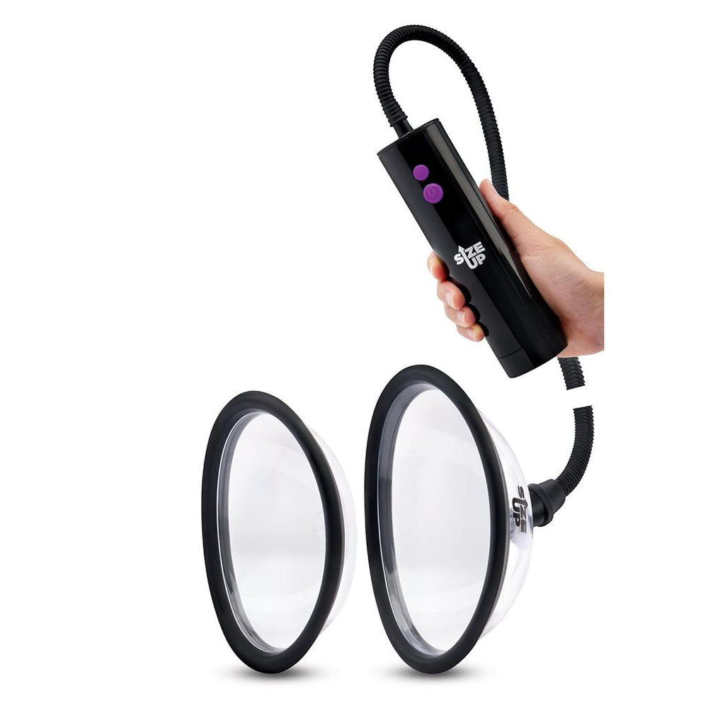 Size Up Rechargeable Power Plumper Pussy Pump - Clear Vagina Pump