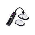 Size Up Rechargeable Power Plumper Pussy Pump - Clear USB Rechargeable Vagina Pump with Interchangeable Chambers