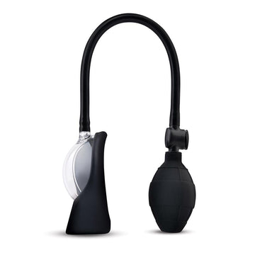 Size Up Vibrating Mini Pussy & Clitoral Pump - Clear USB Rechargeable Vibrating Vaginal and Clitoral Pump