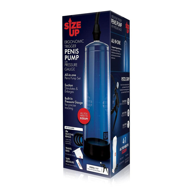 Size Up Ergonomic Trigger Penis Pump