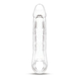 Size Up 2 Inch See-Thru Penis Extender with Ball Loop - Clear 5 cm (2'') Penis Extension Sleeve - Image 6
