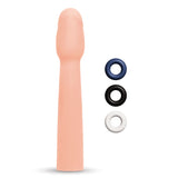 Size Up Realistic 2 Inch Penis Extender - Flesh 5 cm (2'') Penis Extension Sleeve - Image 3