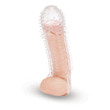 Size Up 1.5 Inch See-Thru Stretch Penis Extender - Clear 3.8 cm (1.5'') Penis Extension Sleeve - Image 3
