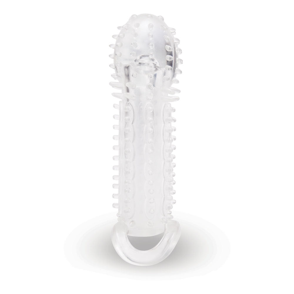 Size Up 1.5 Inch See-Thru Stretch Penis Extender - Clear (1.5'') Penis