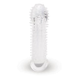 Size Up 1.5 Inch See-Thru Stretch Penis Extender - Clear 3.8 cm (1.5'') Penis Extension Sleeve - Image 6