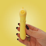 Unihorn - USB Bullet - Bean Blossom - Yellow USB Rechargeable Vibrating Bullet - Image 2