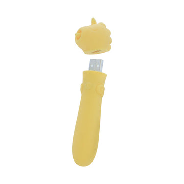 Unihorn - USB Bullet - Bean Blossom - Yellow USB Rechargeable Vibrating Bullet