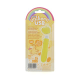 Unihorn - USB Bullet - Bean Blossom - Yellow USB Rechargeable Vibrating Bullet - Image 6