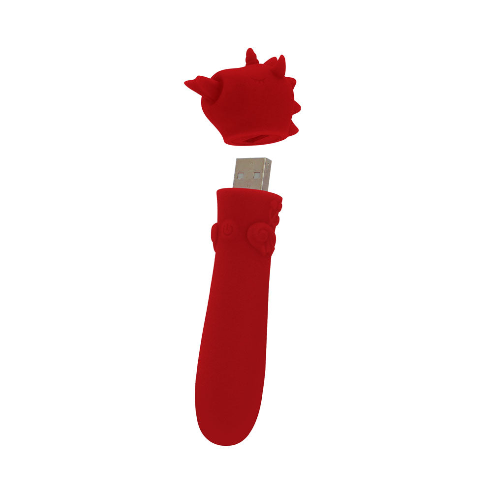Unihorn - USB Bullet - Blaze Diablo - Red Vibrating Bullet