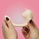 Unihorn - C Horse - Coral Throb - Coral USB Rechargeable Dual Unicorn Vibrator - Image 3