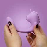 Unihorn - C Horse - Marina Lilac - Lilac USB Rechargeable Dual Unicorn Vibrator - Image 3