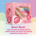 Unihorn - Heart Throb - Coral USB Rechargeable Flicking Stimulator
