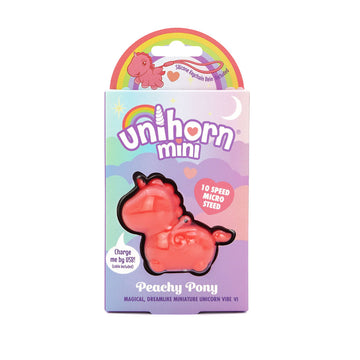 Unihorn Mini - Peachy Pony - Peach USB Rechargeable Stimulator