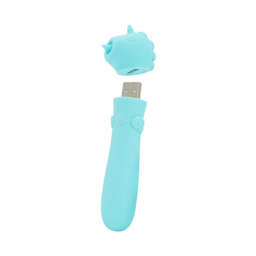 Unihorn - USB Bullet - Mount'n Peak - Teal USB Rechargeable Vibrating Bullet