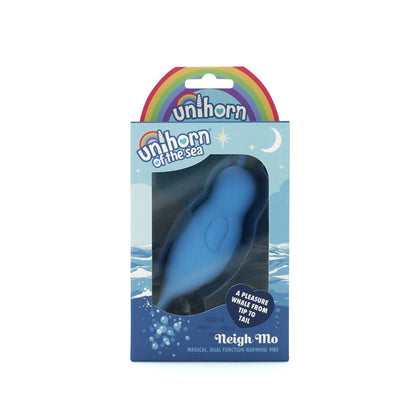 Blue product in packaging with 'Unihorn' branding on a white background