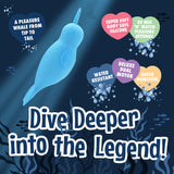 Unihorn of the Sea - Neigh Mo - The Narwhal - Blue USB Rechargeable Dual Motor Stimulator - Image 3
