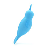 Unihorn of the Sea - Neigh Mo - The Narwhal - Blue USB Rechargeable Dual Motor Stimulator - Image 7
