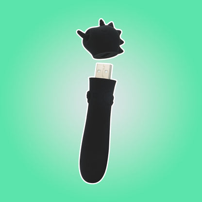 Unihorn - USB Bullet - Wild Spirit - Black Vibrating Bullet