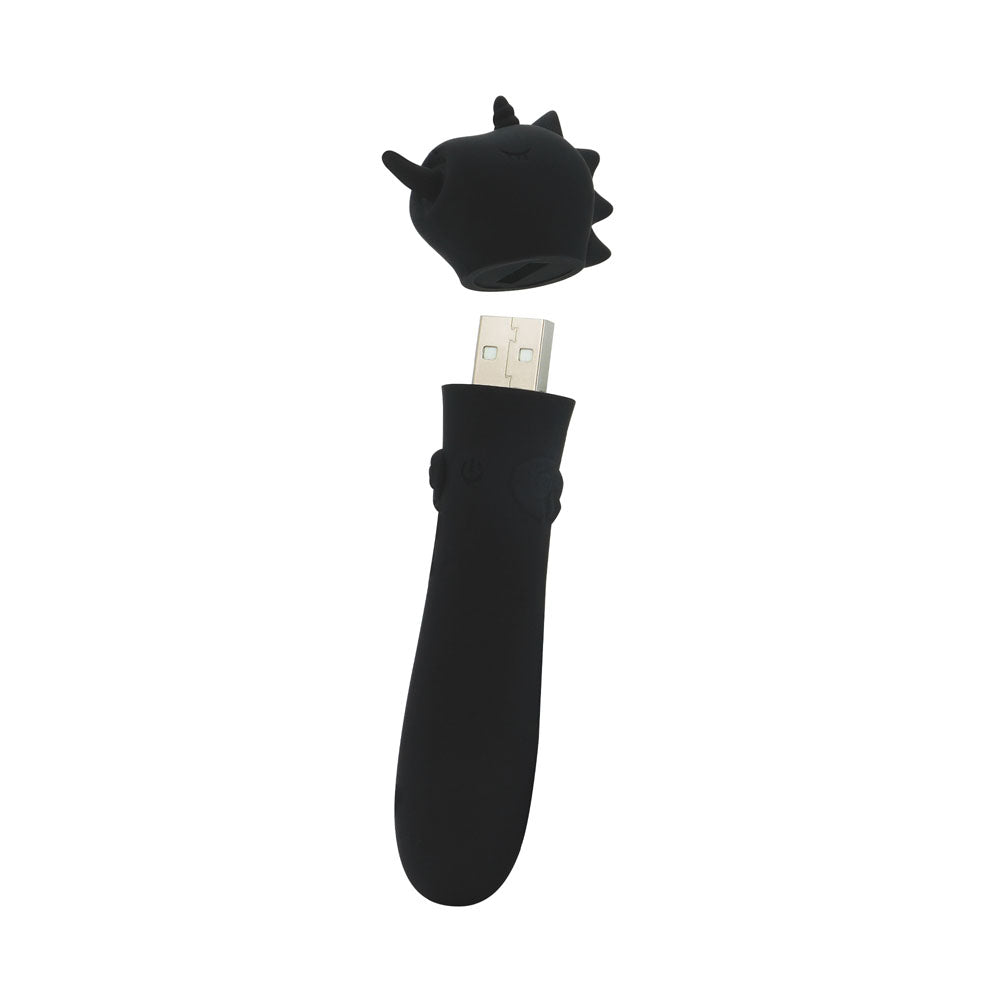 Unihorn - USB Bullet - Wild Spirit - Black Vibrating Bullet