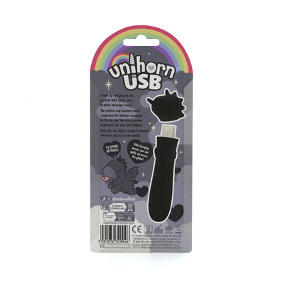 Unihorn - USB Bullet - Wild Spirit - Black Vibrating Bullet