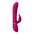Pink silicone product on a white background