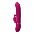 Pink inflatable object on a white background